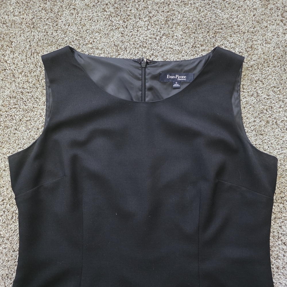 Evan Picone Black Strapless Dress - Picture 3 of 8